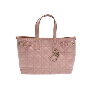 Dior Panarea handbag pink canvas by CHRISTIAN